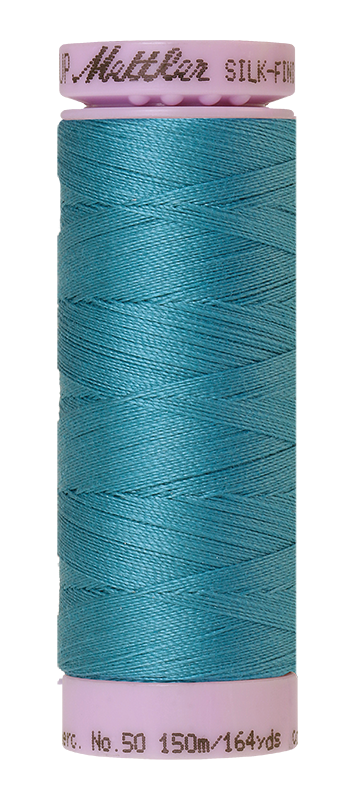 Mettler Silk Finish 50 wt Cotton Thread 164 Yds 9105-0722 Glacier Blue