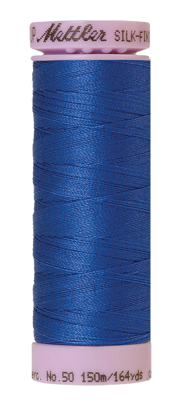 Mettler Silk Finish 50 wt Cotton Thread 164 Yds 9105-0815 Cobalt Blue