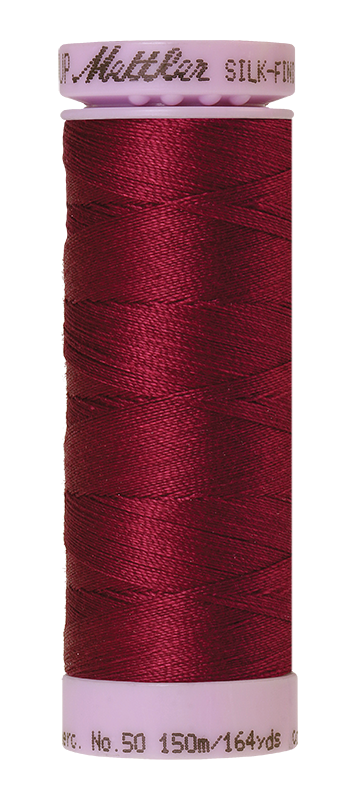 Mettler Silk Finish 50 wt Cotton Thread 164 Yds 9105-0869 Pomegranate