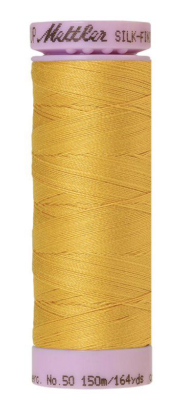 Mettler Silk Finish 50 wt Cotton Thread 164 Yds 9105-0892 Star Gold