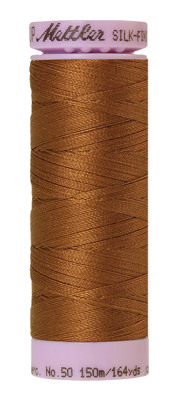 Mettler Silk Finish 50 wt Cotton Thread 164 Yds 9105-0900 Light Cocoa