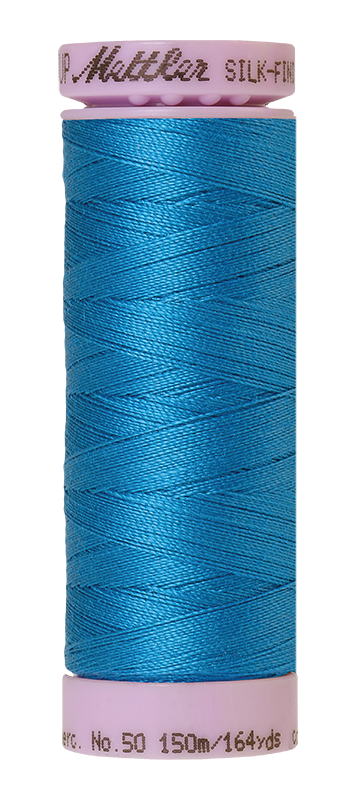 Mettler Silk Finish 50 wt Cotton Thread 164 Yds 9105-0999 Carribean Sea