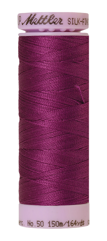 Mettler Silk Finish 50 wt Cotton Thread 164 Yds 9105-1062 Purple Passion