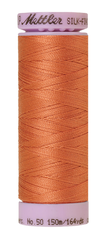 Mettler Silk Finish 50 wt Cotton Thread 164 Yds 9105-1073 Melon