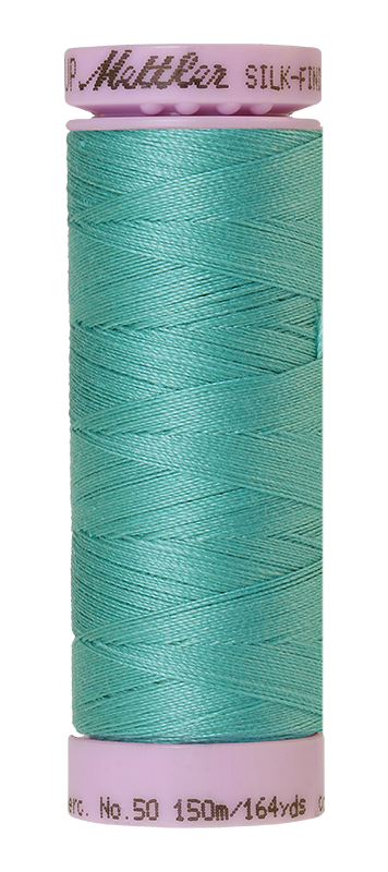 Mettler Silk Finish 50 wt Cotton Thread 164 Yds 9105-1091 Deep Aqua