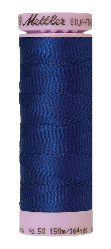 Mettler Silk Finish 50 wt Cotton Thread 164 Yds 9105-1304 Imperial Blue