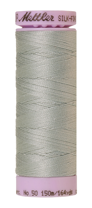 Mettler Silk Finish 50 wt Cotton Thread 164 Yds 9105-1340 Silver Grey