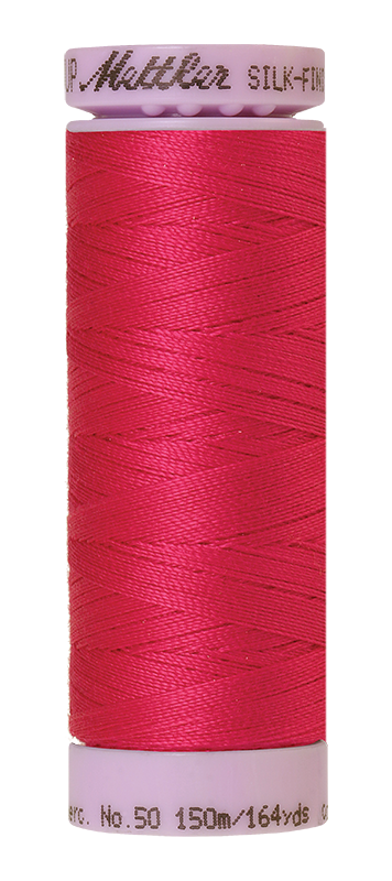 Mettler Silk Finish 50 wt Cotton Thread 164 Yds 9105-1421 Fuchsia