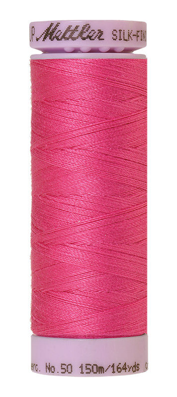 Mettler Silk Finish 50 wt Cotton Thread 164 Yds 9105-1423 Hot Pink