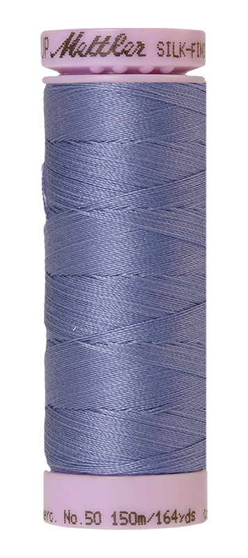 Mettler Silk Finish 50 wt Cotton Thread 164 Yds 9105-1466 Cadet Blue