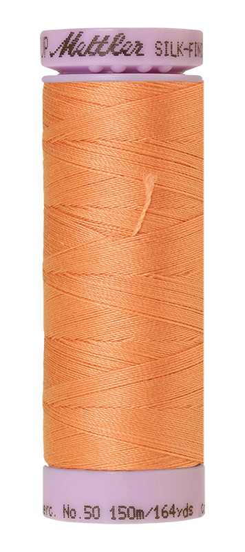 Mettler Silk Finish 50 wt Cotton Thread 164 Yds 9105-1522 Shell Coral