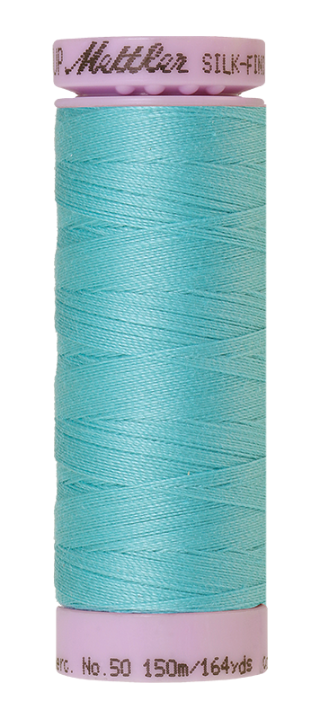 Mettler Silk Finish 50 wt Cotton Thread 164 Yds 9105-2792 Blue Curacao