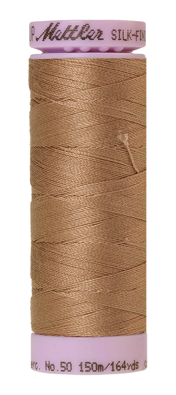 Mettler Silk Finish 50 wt Cotton Thread 164 Yds 9105-3566 Praline