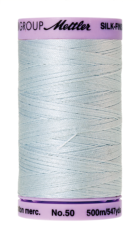 Mettler Silk Finish 50 wt Cotton Thread 547 Yds 9104-0039 Starlight Blue