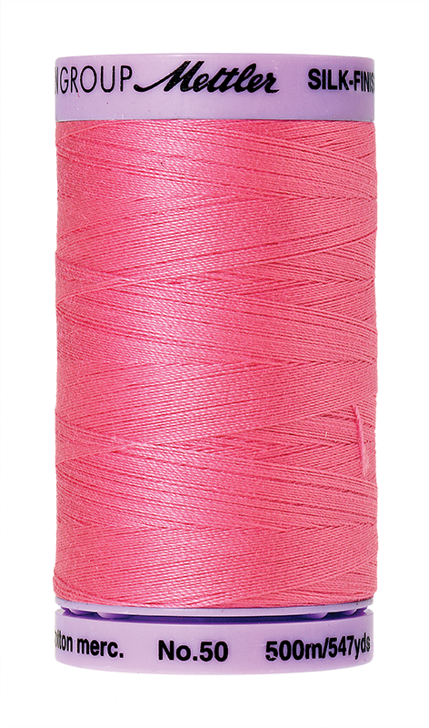 Mettler Silk Finish 50 wt Cotton Thread 547 Yds 9104-0067 Roseate