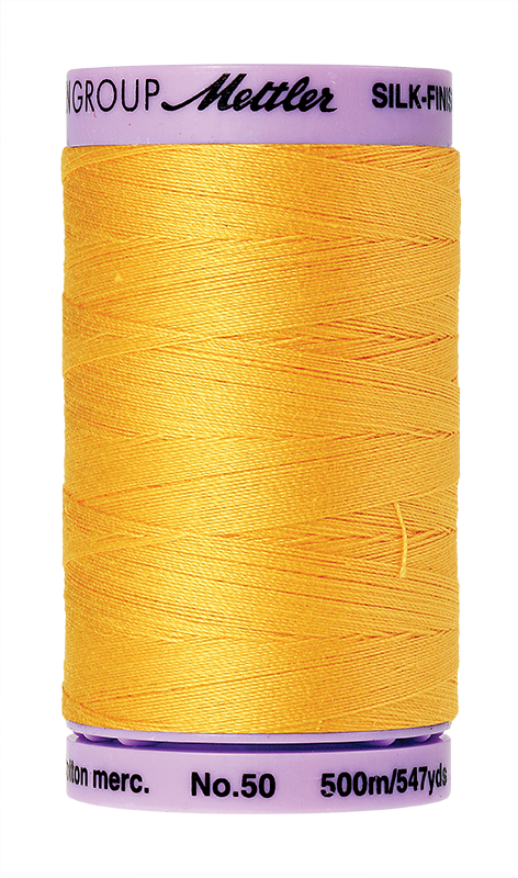 Mettler Silk Finish 50 wt Cotton Thread 547 Yds 9104-0120 Summersun