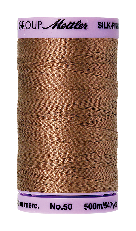 Mettler Silk Finish 50 wt Cotton Thread 547 Yds 9104-0280 Walnut