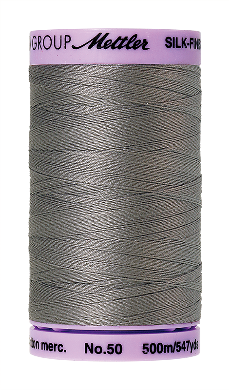 Mettler Silk Finish 50 wt Cotton Thread 547 Yds 9104-0322 Rain Cloud