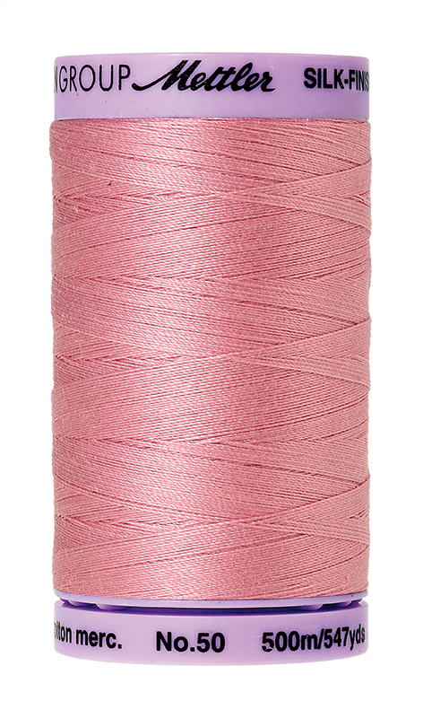 Mettler Silk Finish 50 wt Cotton Thread 547 Yds 9104-1057 Rose Quartz