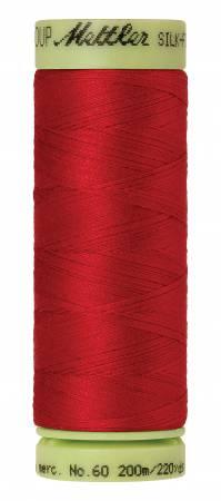 Mettler Silk Finish 60 wt Cotton Thread 219 yds 9240-0504 Country Red