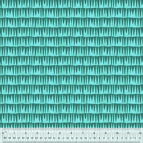 Windham Fabrics Age of the Dinosaurs Digital Print by Katherine Quinn Yikes, Spikes 53559D 7 Aqua