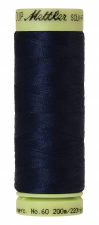 Mettler Silk Finish 60 wt Cotton Thread 219 yds 9240-0825 Navy