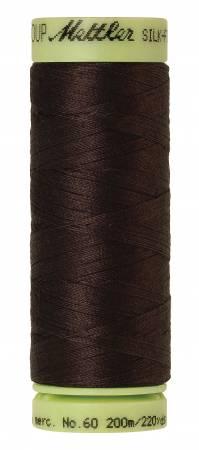 Mettler Silk Finish 60 wt Cotton Thread 219 yds 9240-1382 Black Peppercorn