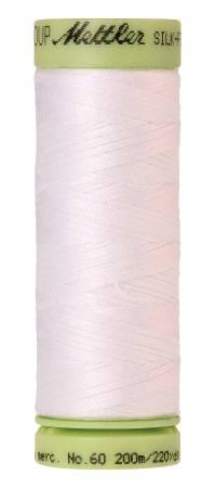 Mettler Silk Finish 60 wt Cotton Thread 219 yds 9240-2000 White