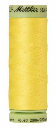 Mettler Silk Finish 60 wt Cotton Thread 219 yds 9240-3507 Lemon Zest