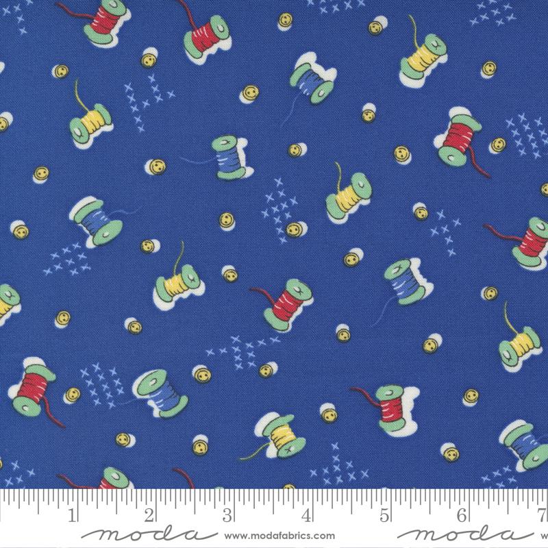 Moda Fabrics 30's Playtime by Chloe's Closet 33632 17 Bluebell