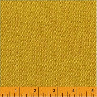 Windham Fabrics Artisan Cotton by Another Point of View 40171-29 Yellow/Copper