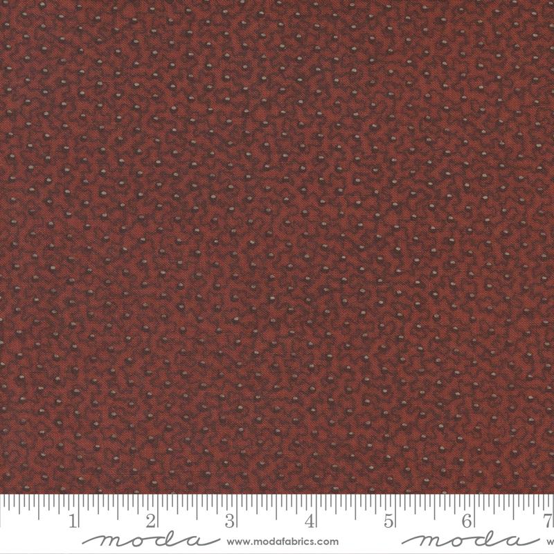 Moda Fabrics Adamstown by Jo Morton Meander 38137 15 Brick Red