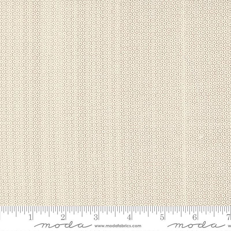 Moda Fabrics Amelias Blues by Betsy Chutchian Mary Ann's Blouse 31647 23 Ivory Chocolate