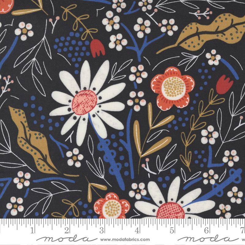 Moda Fabrics Birdsong by Gingiber Bird Dance 48358 13 Cardinal