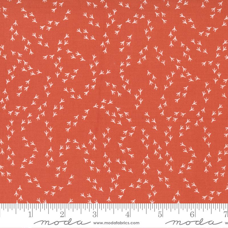 Moda Fabrics Birdsong by Gingiber Bird Dance 48358 13 Cardinal