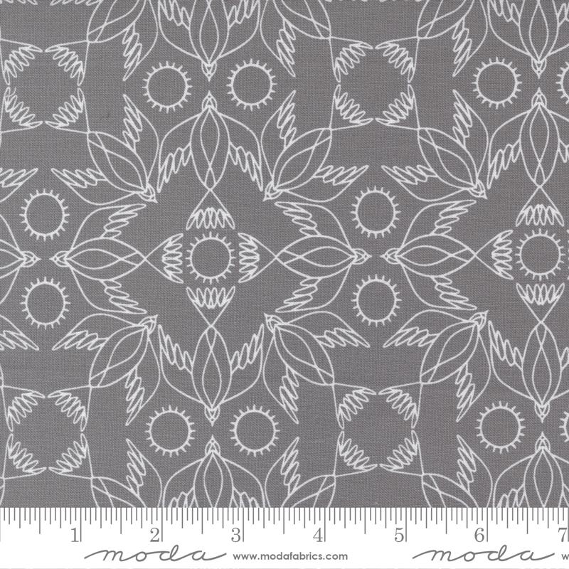 Moda Fabrics Birdsong by Gingiber Kaleidoscope Bird 48355 13 Cardinal