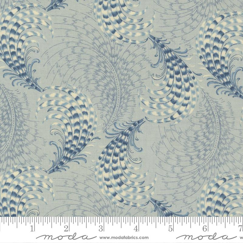Moda Fabrics Bleu De France by French General Frontages 13933 14 Ciel Blue