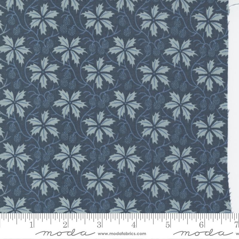 Moda Fabrics Bleu De France by French General Maintenon 13934 17 Indigo