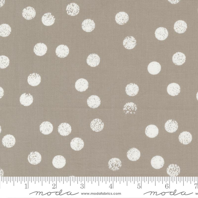 Moda Fabrics Filigree by Zen Chic Dotties 1813 15 Stone White