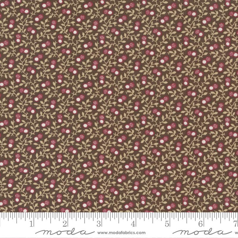 Moda Fabrics Florence's Fancy by Betsy Chutchian Essence 31663 19 Chocolate