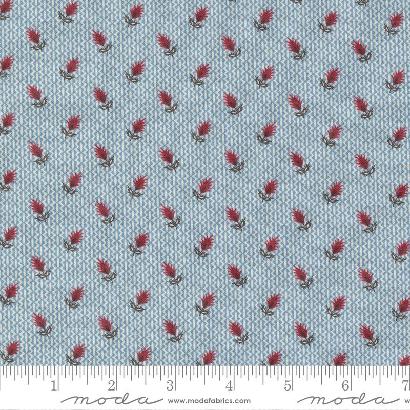 Moda Fabrics Florence's Fancy by Betsy Chutchian Mary Florence 31664 20 Blue