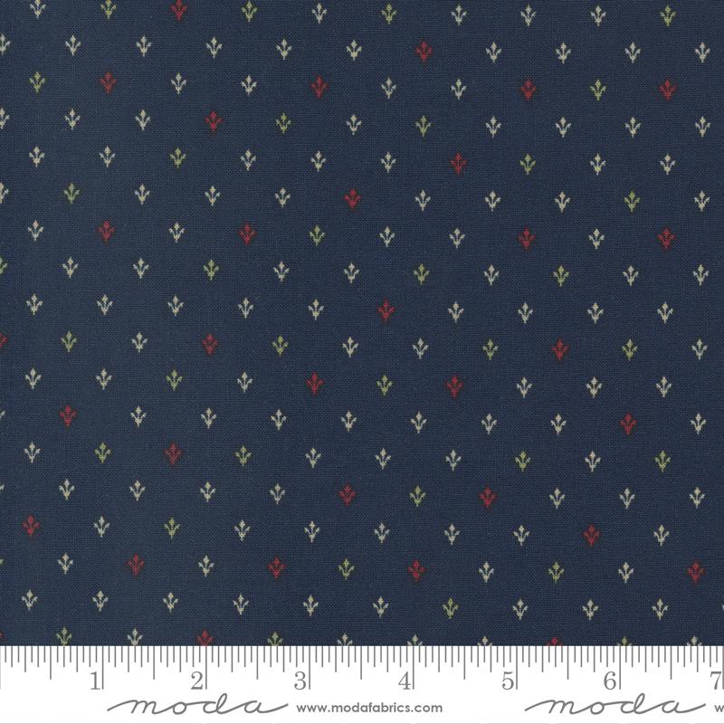 Moda Fabrics Florence's Fancy by Betsy Chutchian Papa's Shirt 31667 19 Indigo