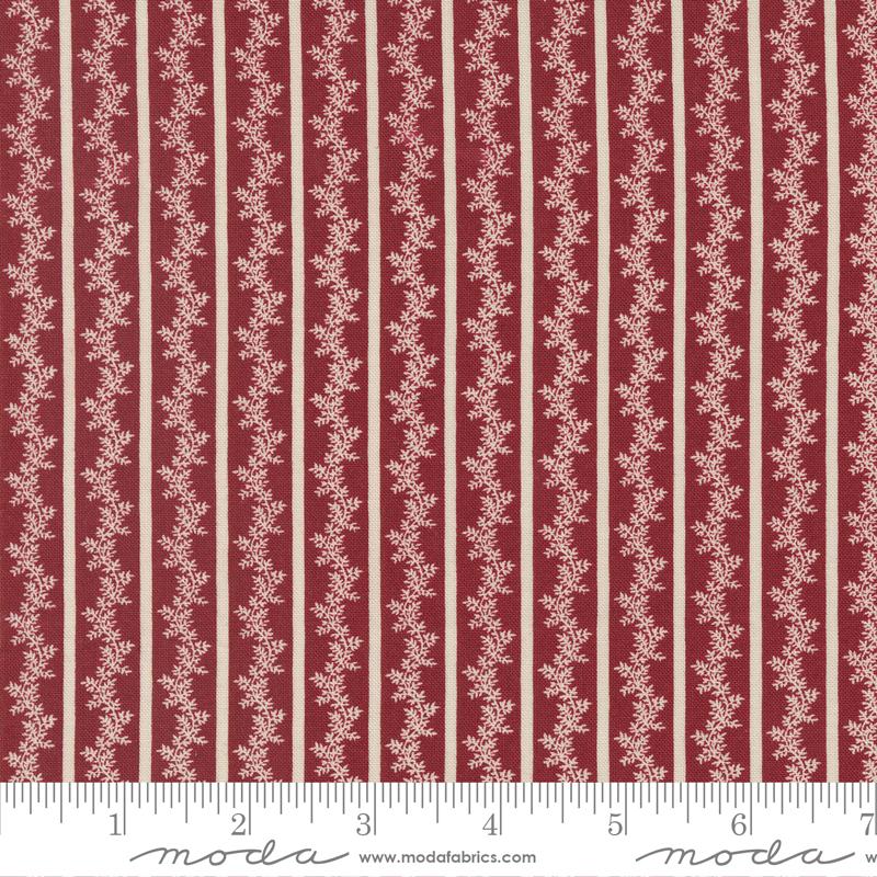 Moda Fabrics Florence's Fancy by Betsy Chutchian Trellis Vine 31665 17 Red