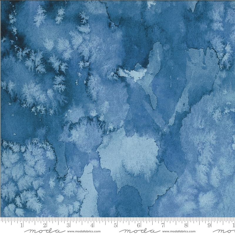 Moda Fabrics Flow by Create Joy Project 8433 26 Indigo