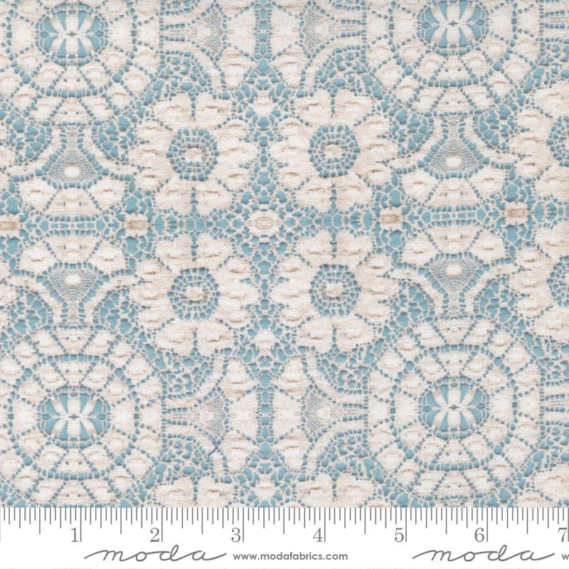 Moda Fabrics Leather Lace Amazing Grace by Cathe Holden 7404 16 Tranquil