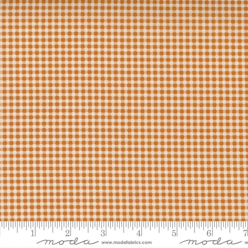 Moda Fabrics Picture Perfect by American Jane Gingham Checks 21807 13 Orange