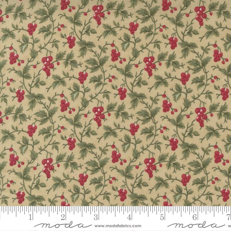 Moda Fabrics Poinsettia Plaza by 3 Sisters 44294 21 Parchment