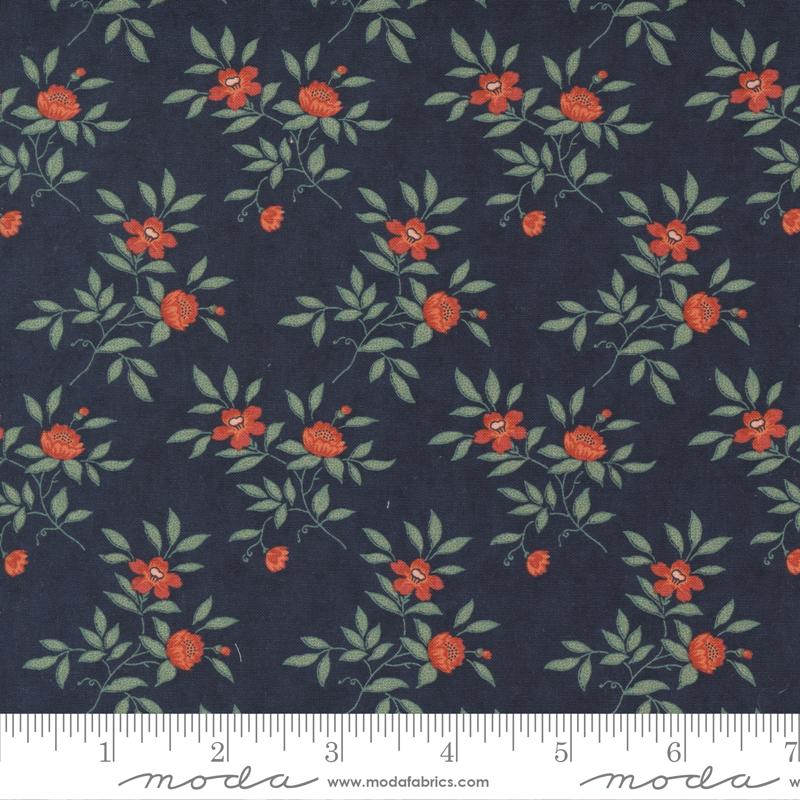 Moda Fabrics Rendezvous by 3 Sisters Blooming Florals 44304 19 Nightshade