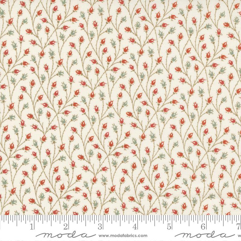 Moda Fabrics Rendezvous by 3 Sisters Budding Vine 44306 11 Porcelain