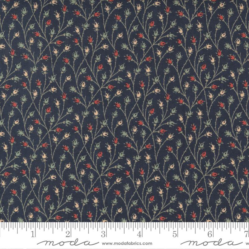 Moda Fabrics Rendezvous by 3 Sisters Budding Vine 44306 19 Nightshade